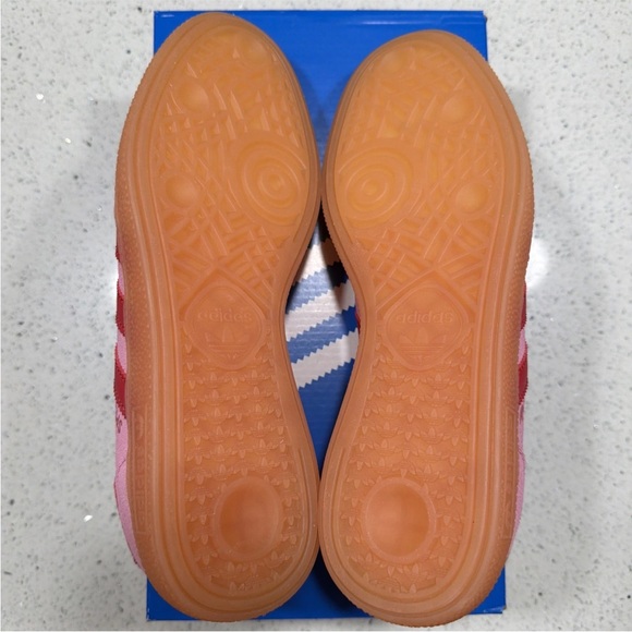 adidas Spezial Men's Pink and Red Suede Sneakers - Picture 5 of 6